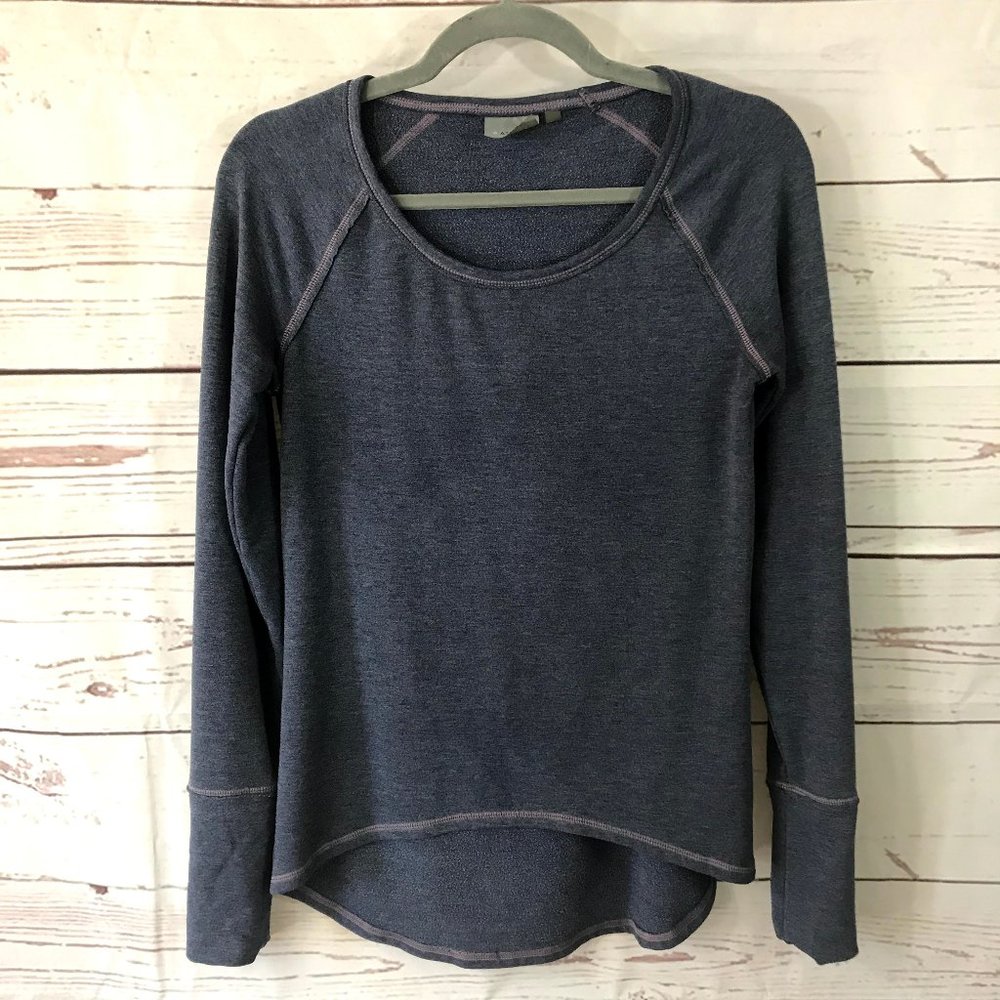 Athleta French Terry Sharkbite Top - Picture 1 of 7